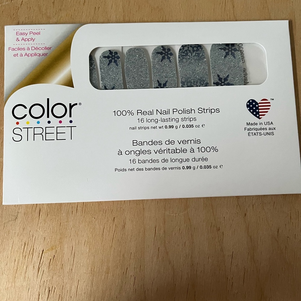 Color Street Nail Polish Strip in “Ice Ice Maybe”